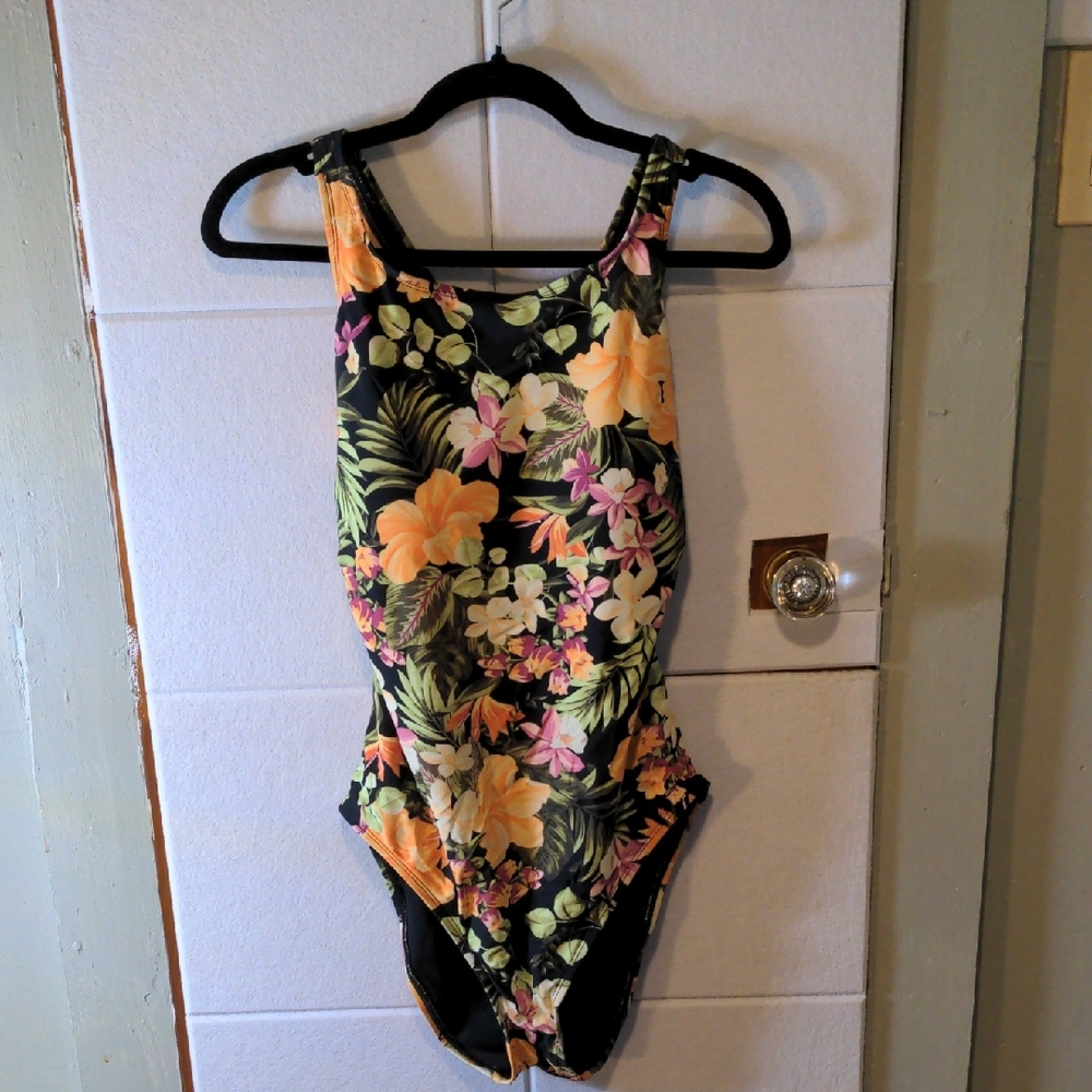 Hurley Black Floral Swimwear